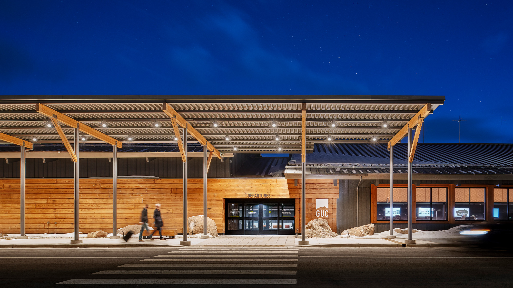 A building with a roof.