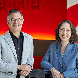 Gensler Co-CEOs Jordan Goldstein and Elizabeth Brink