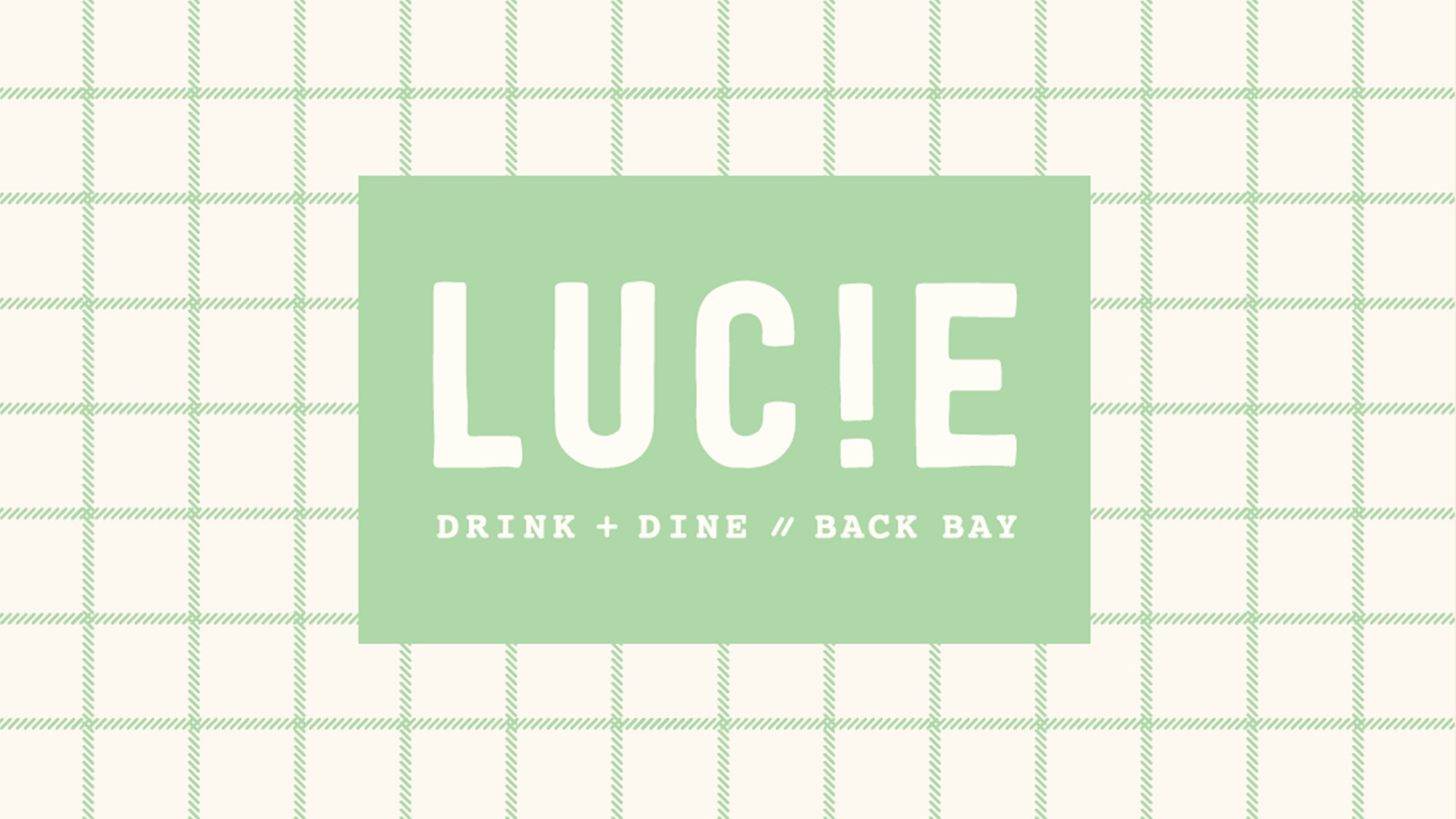 Lucie Drink + Dine // Back Bay logo