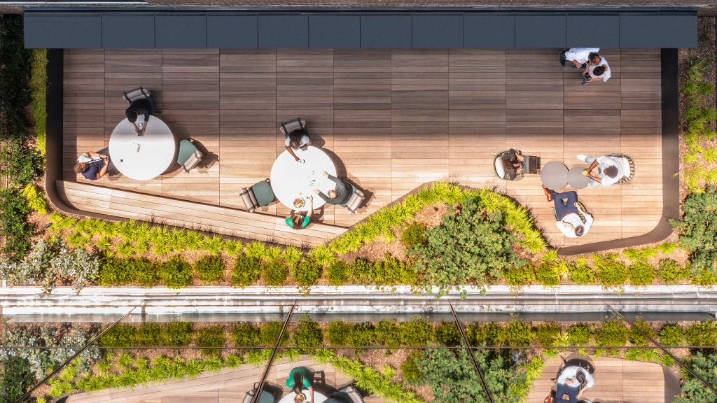 633 Folsom building solar shades close-up